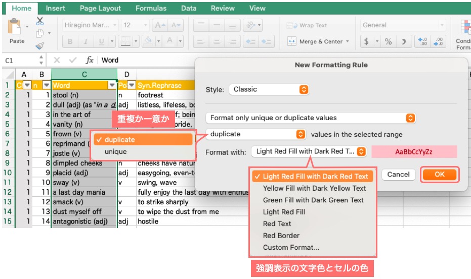 Excel | Formatting Rule